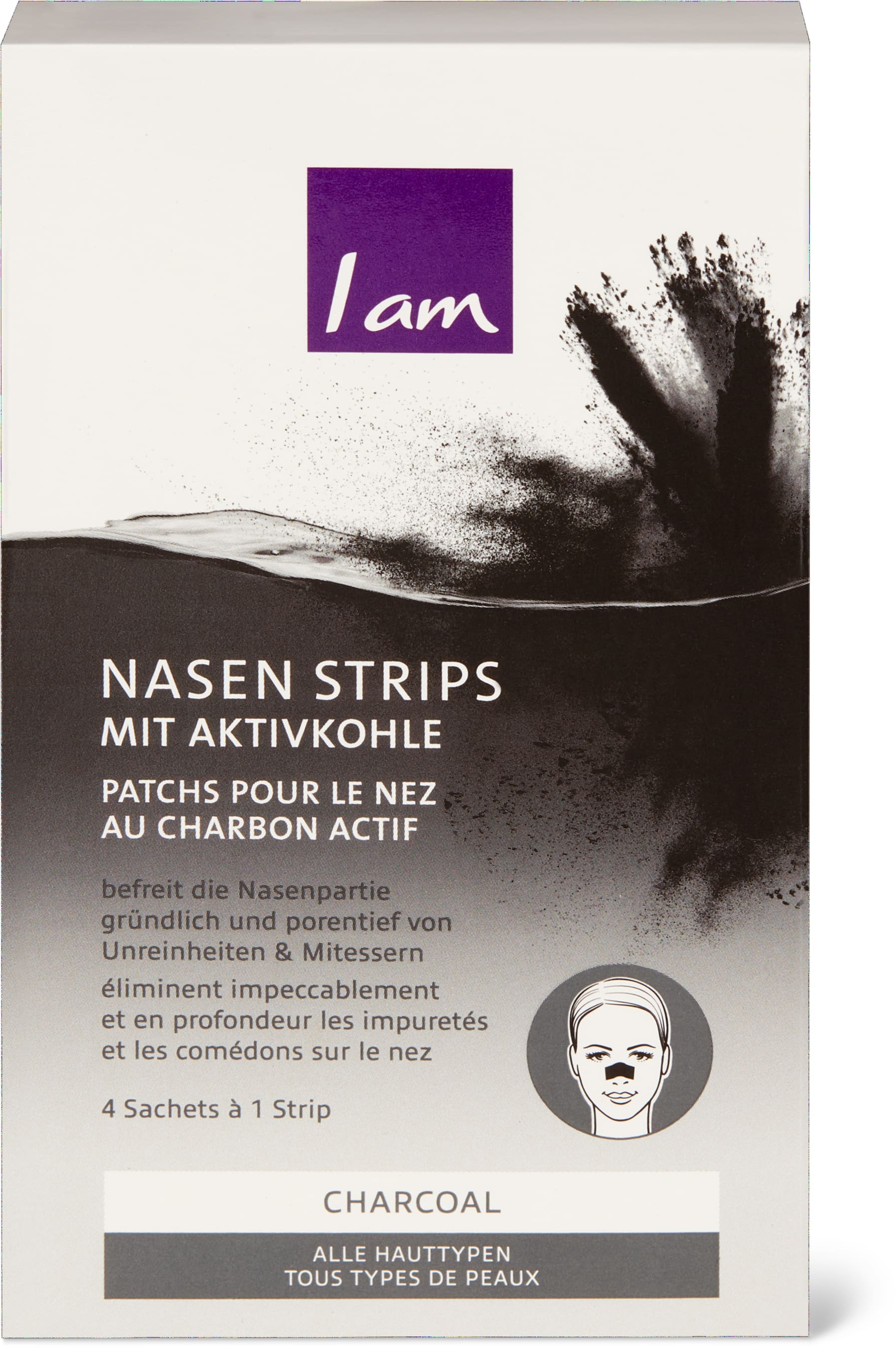 Nasen Strips Aktivkohle